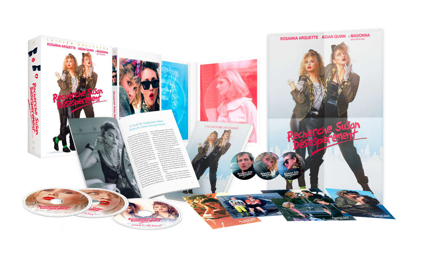 Recherche Susan Désespérément – Edition collector DVD + BD