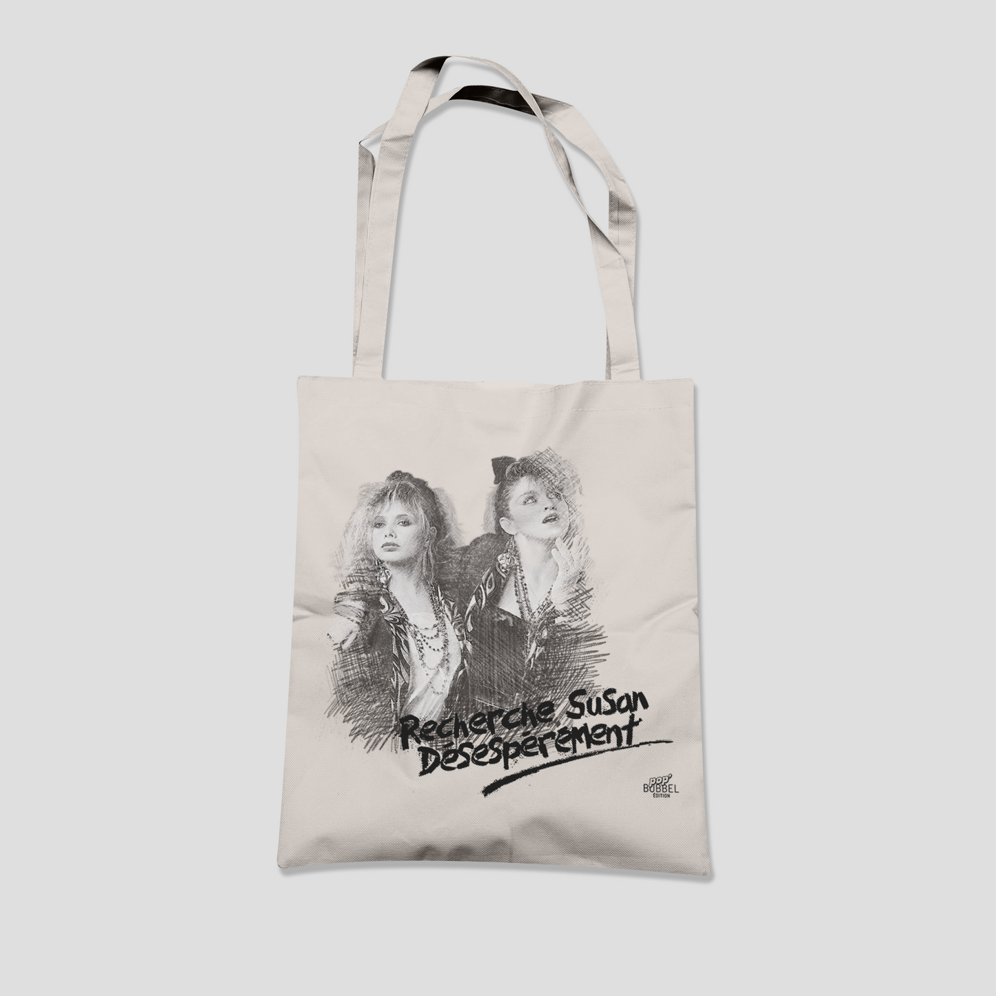🕶️ Tote Bag – Recherche Susan Désespérément