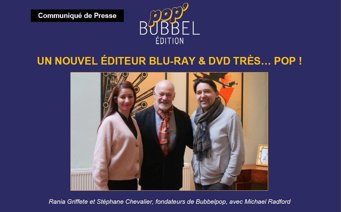 BubbelPop Edition : Un nouvel éditeur Blu-Ray & DVD très... Pop !